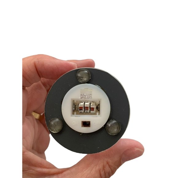 Handblown Glass Globe Ornament LED ChangingColor Light Christmas Tree NEW BATT - Picture 9 of 11